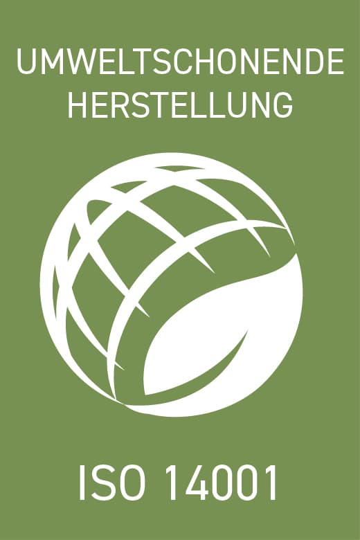 ISO 14001 – umweltschonende Herstellung