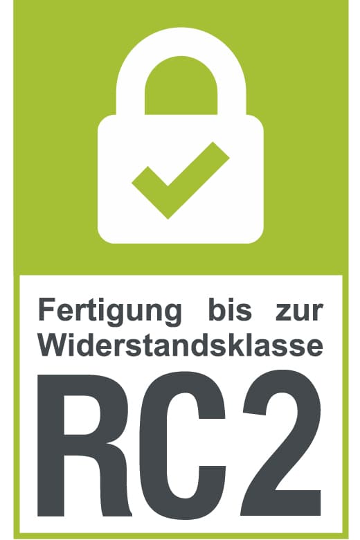 Einbruchhemmung bis Widerstandsklasse RC2